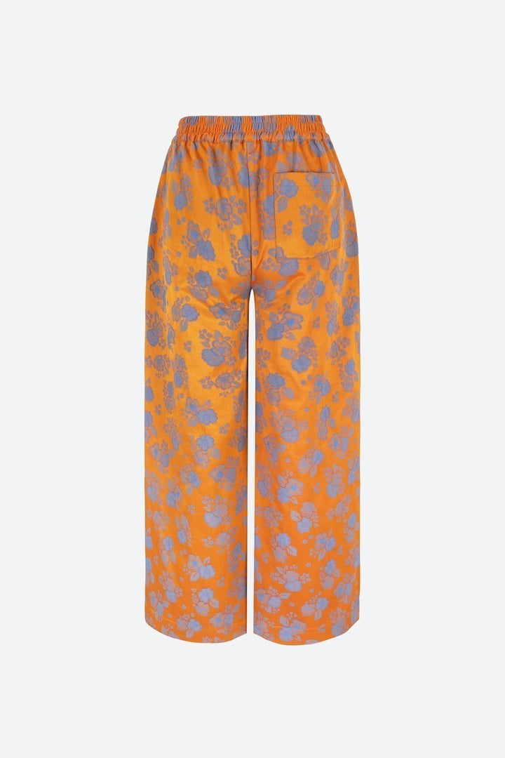 Sam Pants Orange Flower