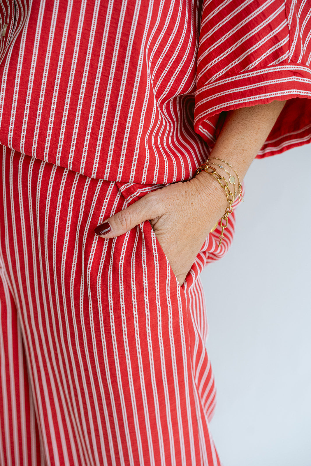 Sam Pants Red Stripe