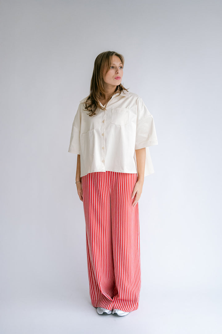 Sam Pants Red Stripe