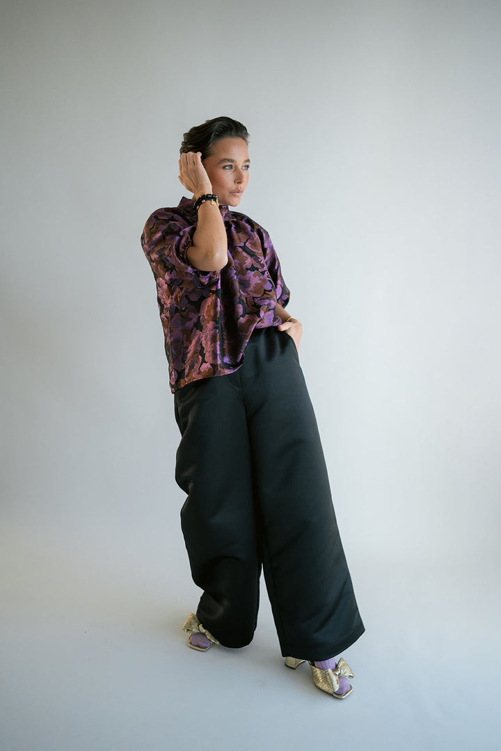 Sam Pants Satin Black