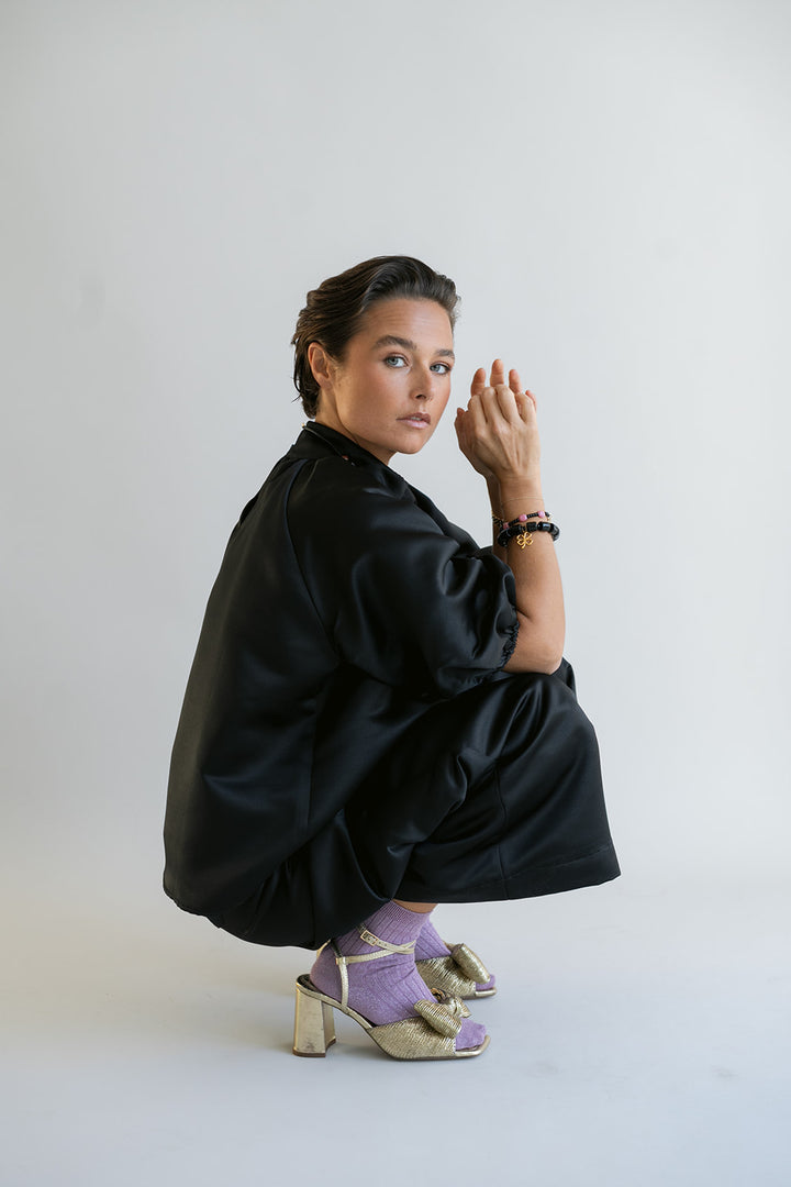 Sam Pants Satin Black