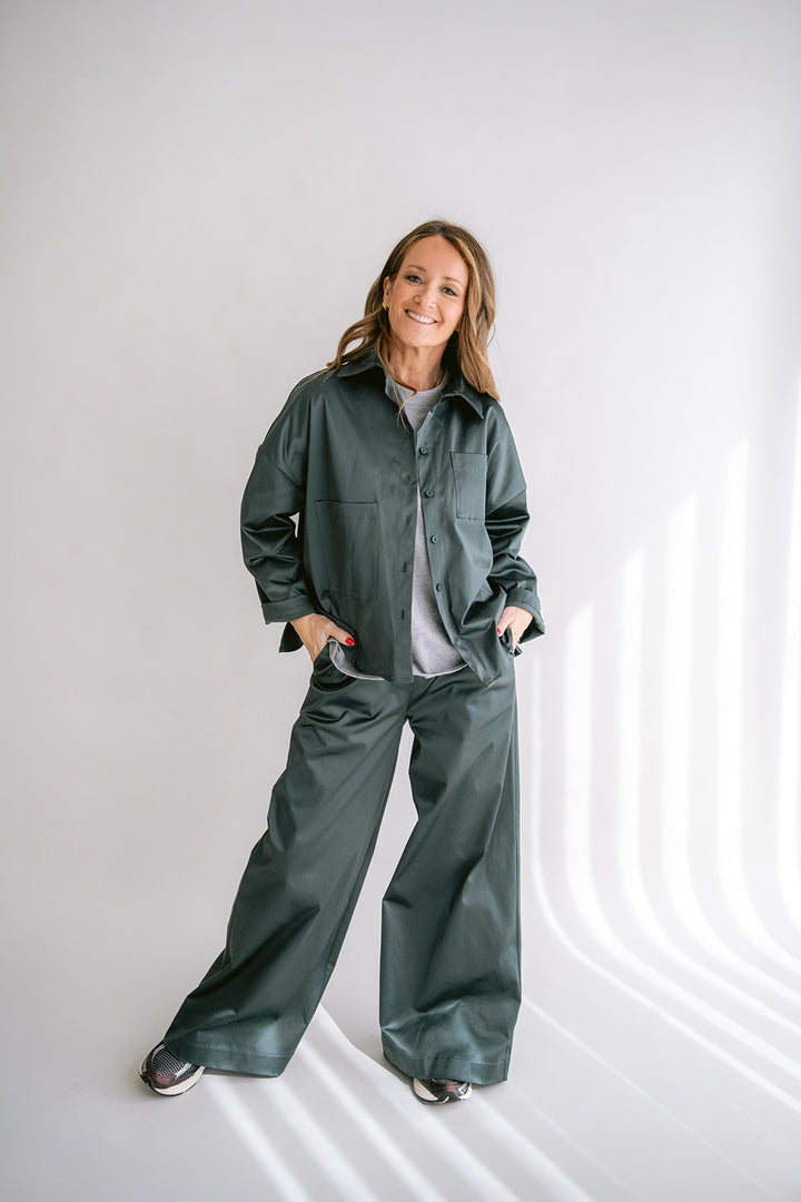 Sam Pants Satin Sage Green