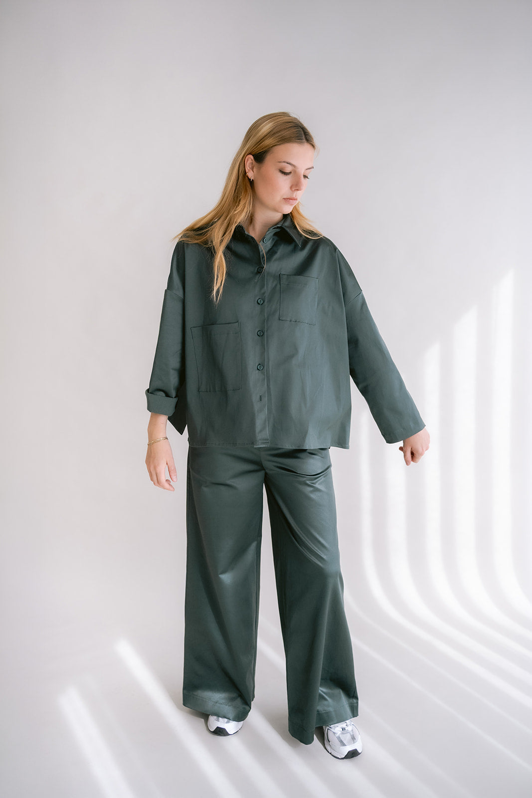 Sam Pants Satin Sage Green