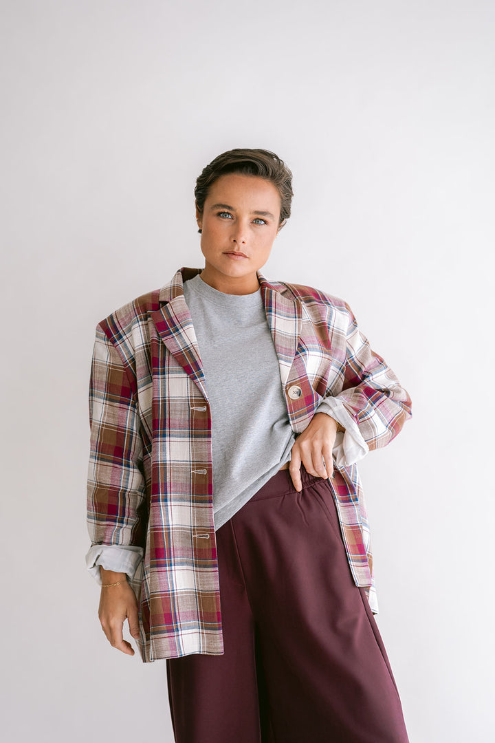 Sam Pants Tencel Bordeaux