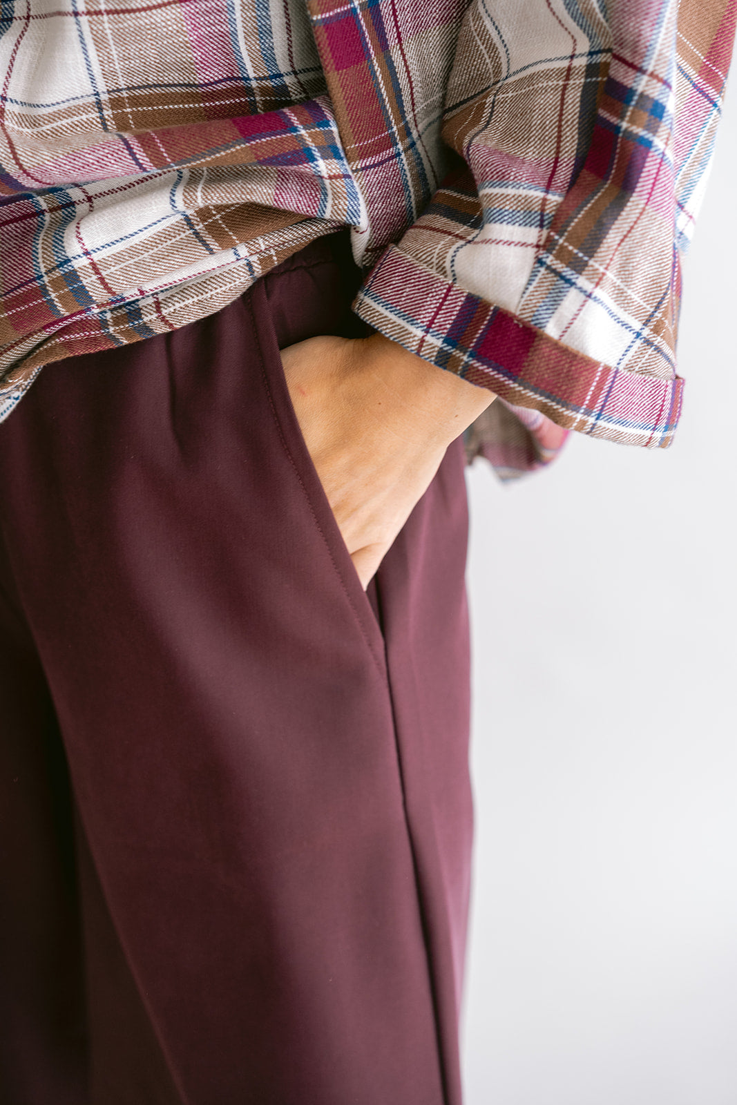 Sam Pants Tencel Bordeaux