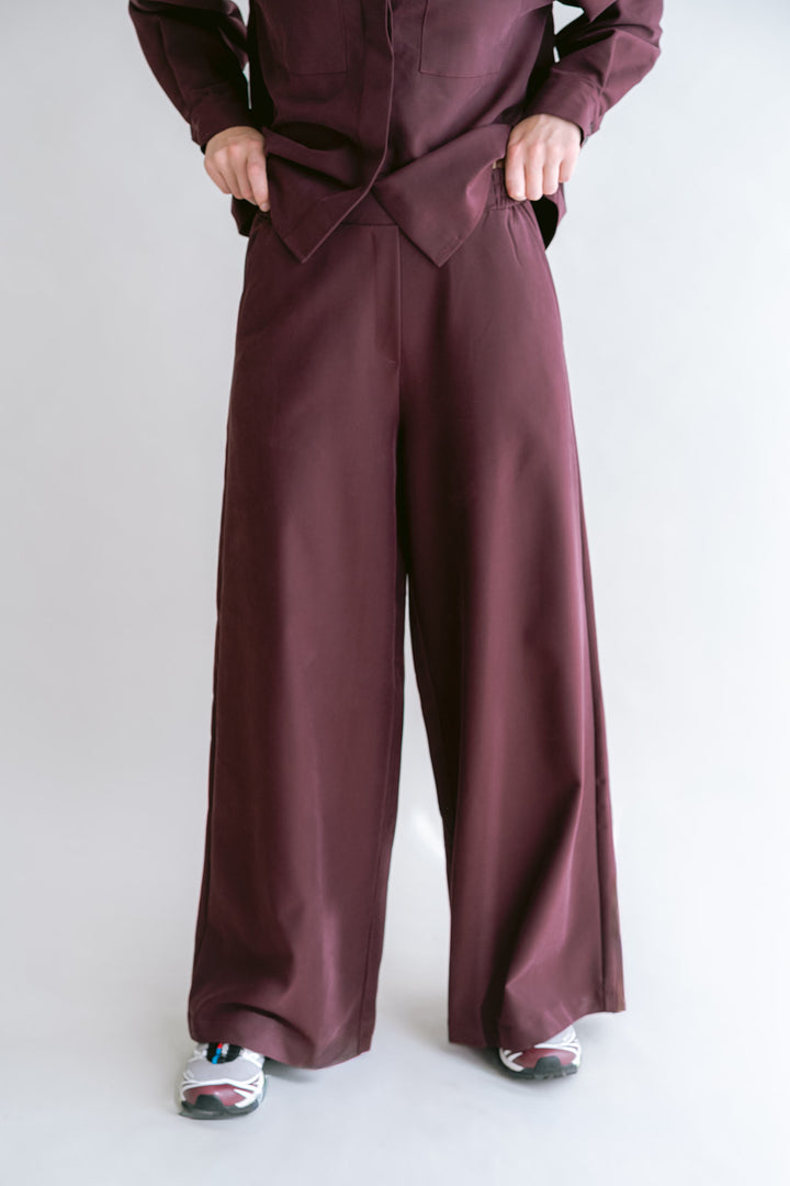 Sam Pants Tencel Bordeaux