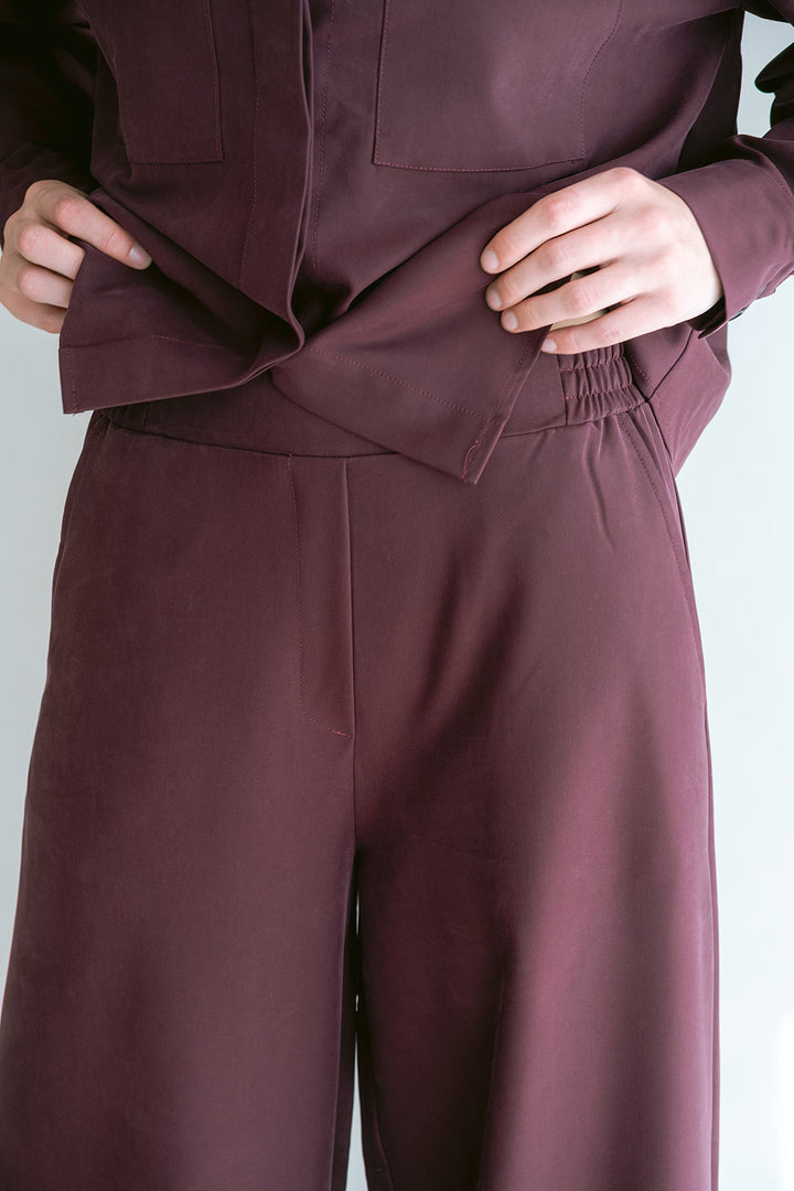 Sam Pants Tencel Bordeaux