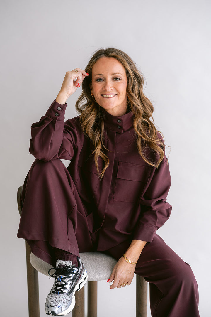 Sam Pants Tencel Bordeaux