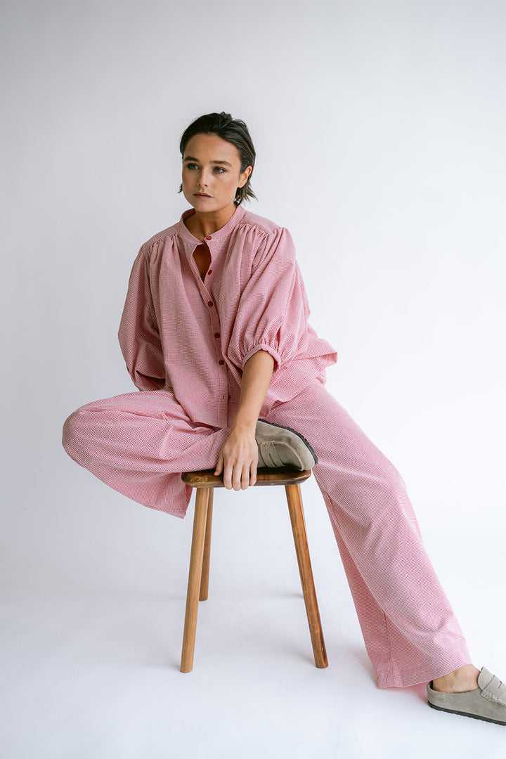 Sam Pants Vichy Red