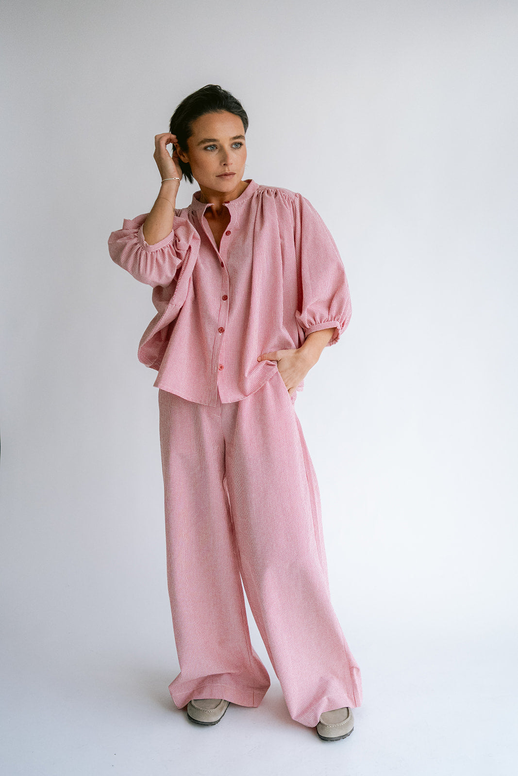 Sam Pants Vichy Red
