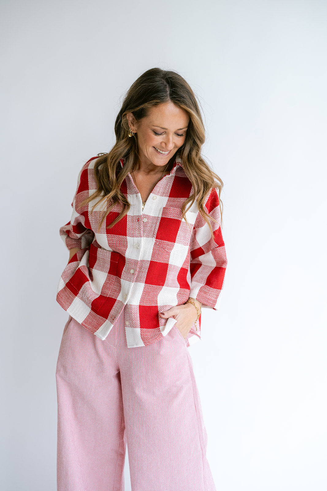 Sam Pants Vichy Red