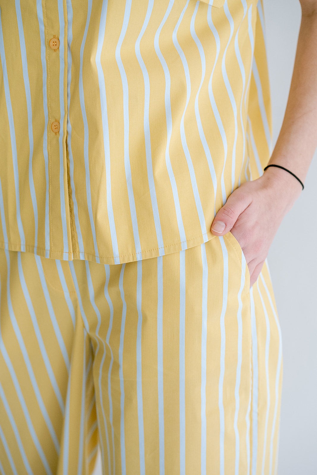 Sam Pants Yellow Blue Stripe