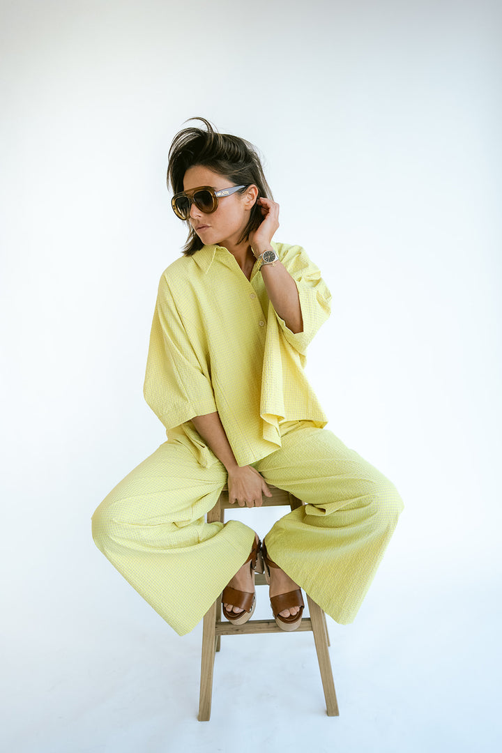 Sam Pants Yellow Checks