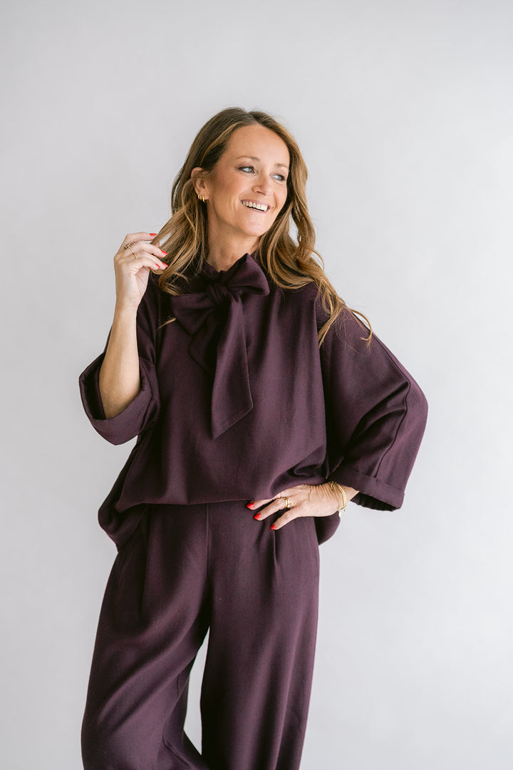 Sammy Pants Deep Plum
