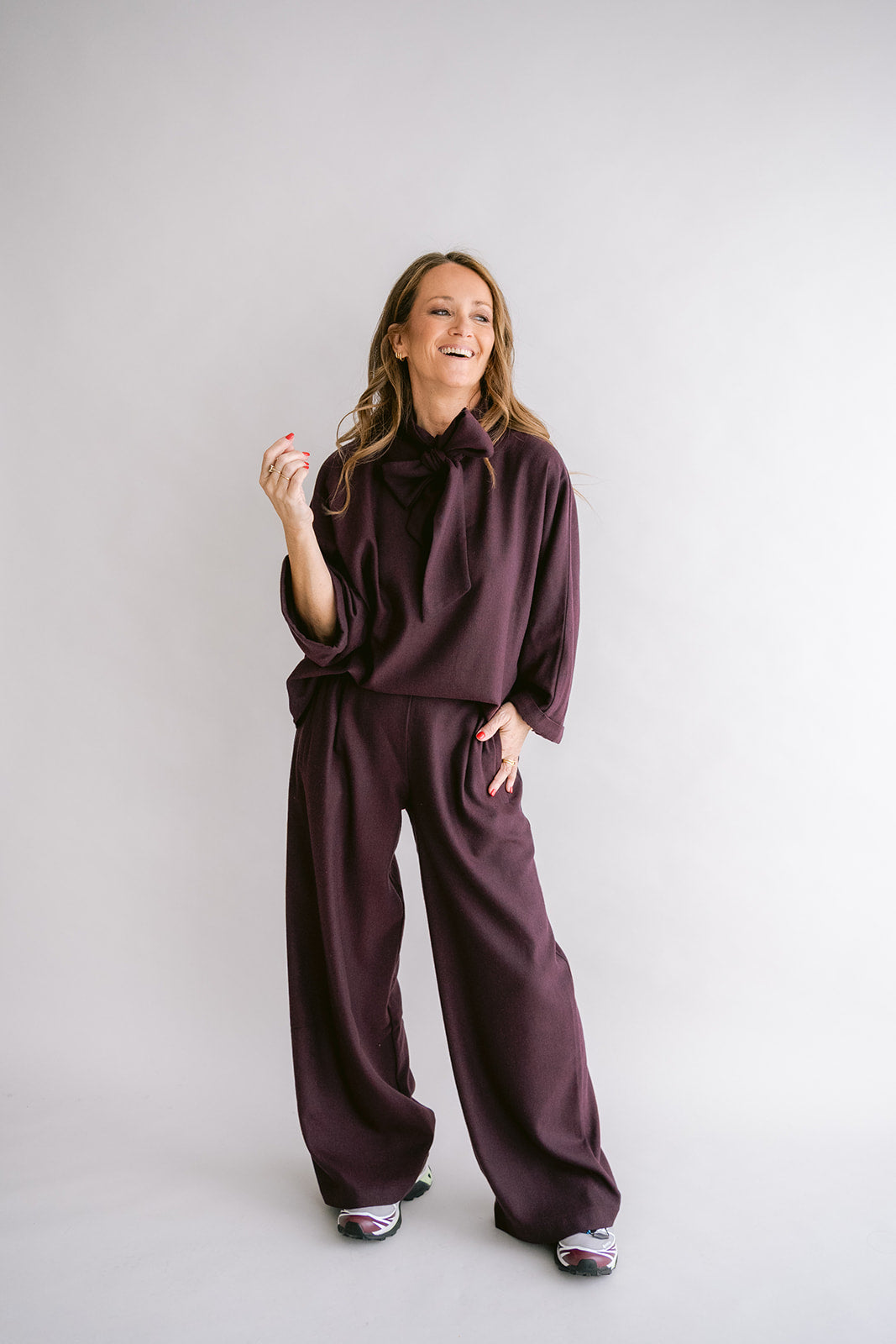 Sammy Pants Deep Plum