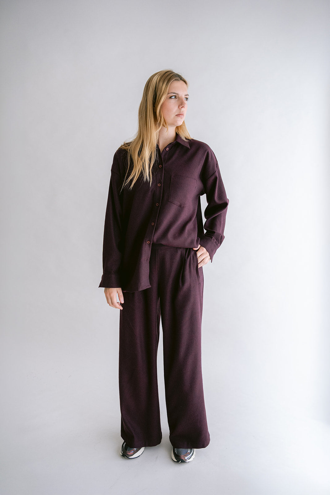Sammy Pants Deep Plum