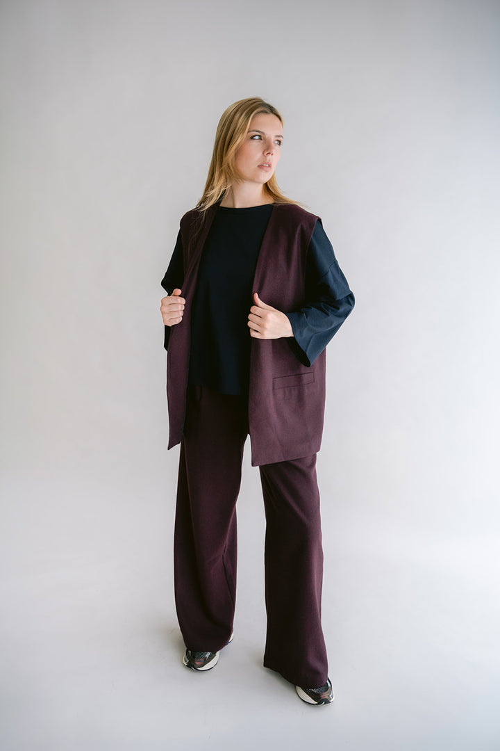 Sammy Pants Deep Plum