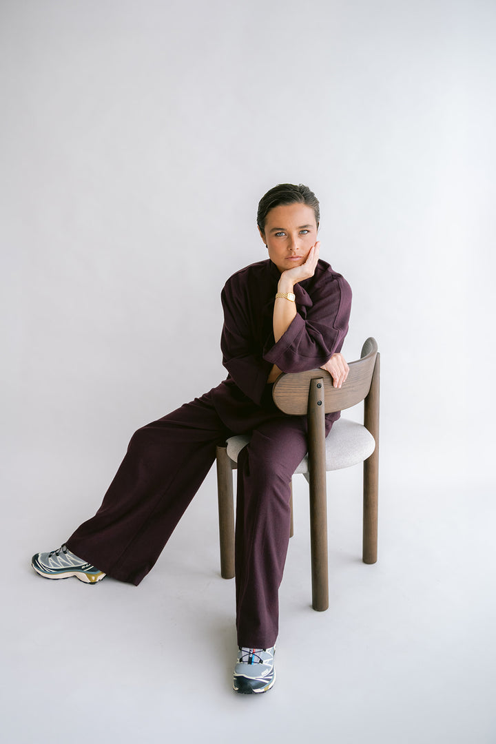 Sammy Pants Deep Plum