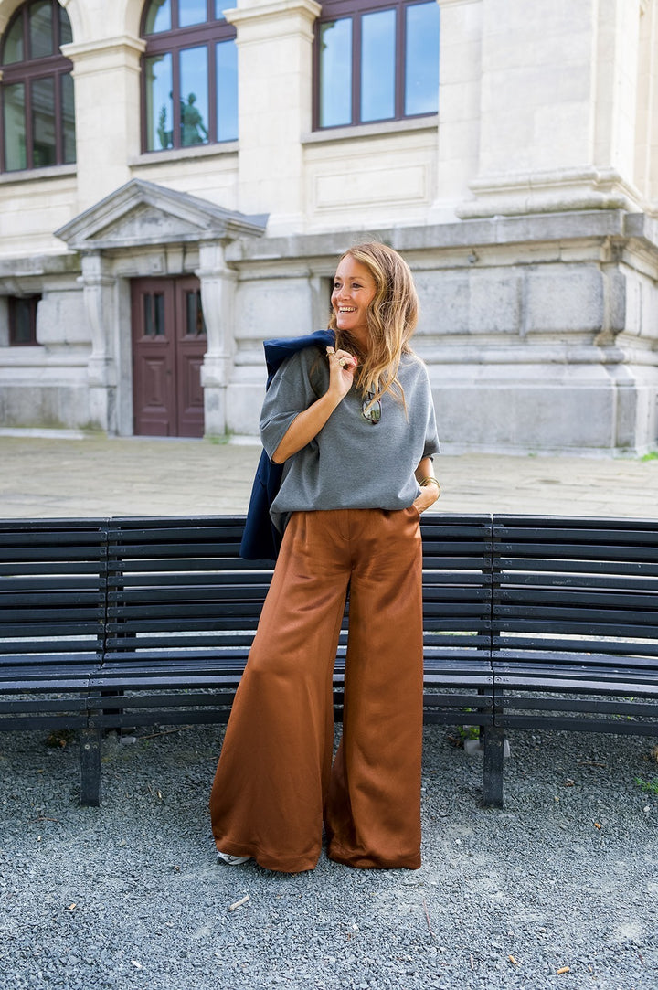 Sophia Pants Chocolate Brown