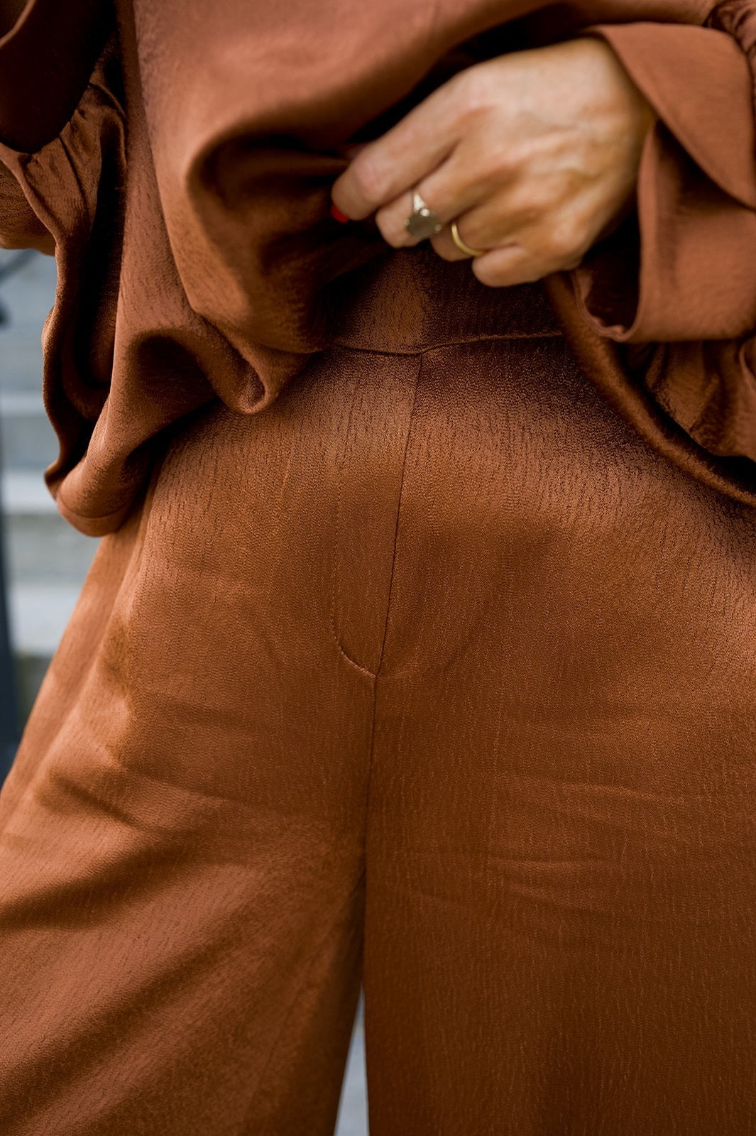 Sophia Pants Chocolate Brown