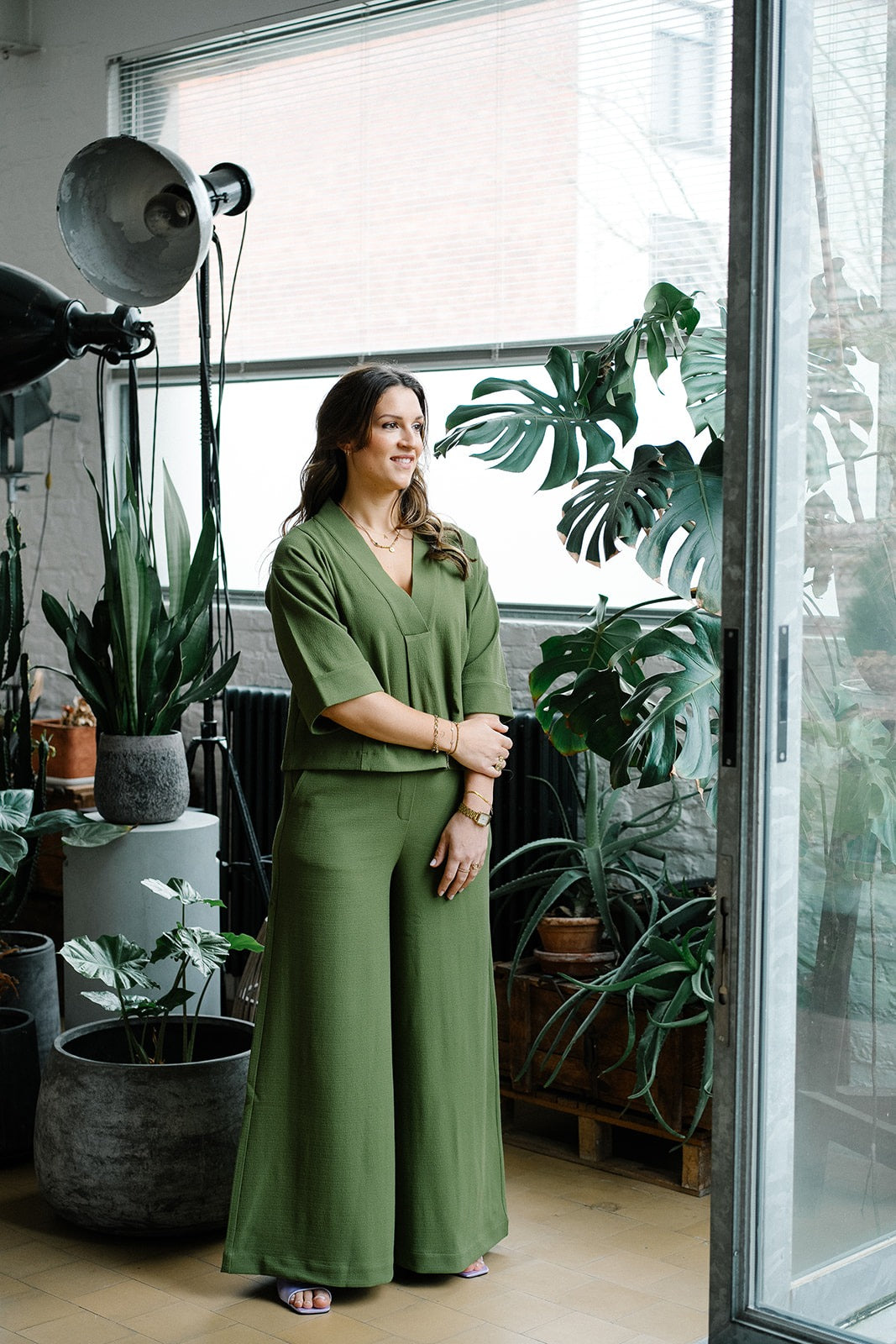 Sophia Pants City Green