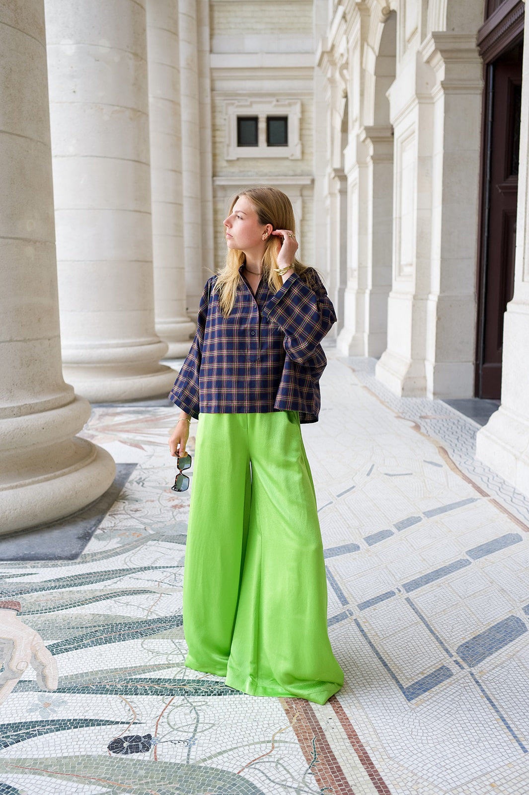 Sophia Pants Granny Green