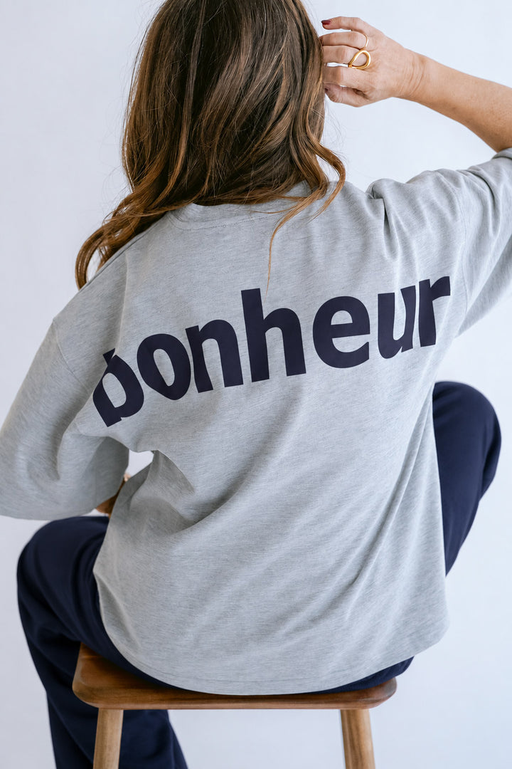 Viktor Tee Grey Bonheur Navy