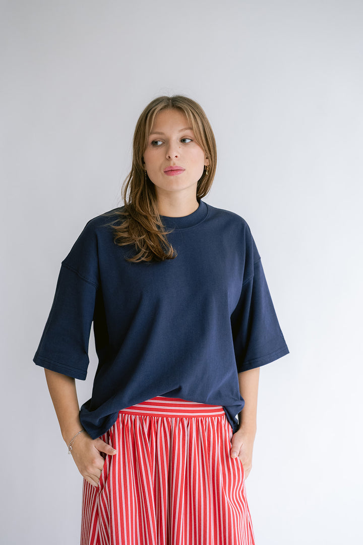 Viktor Tee Uni Navy
