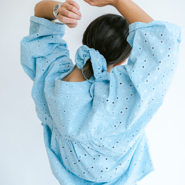 Scrunchie Sunflower Blue