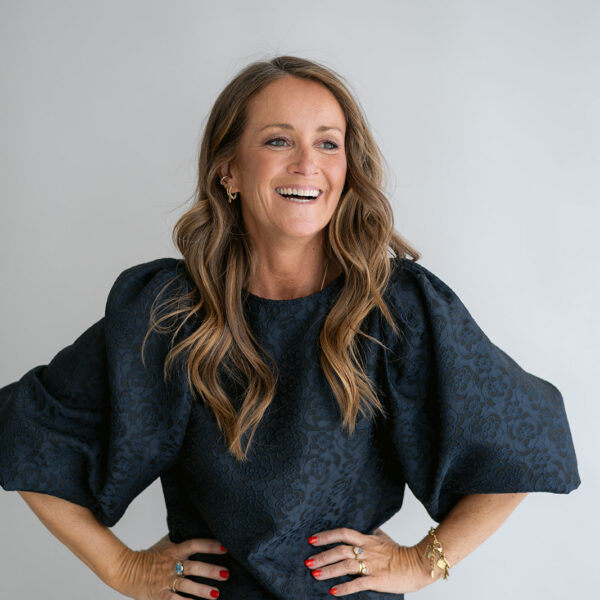 Mina Blouse Navy Flower