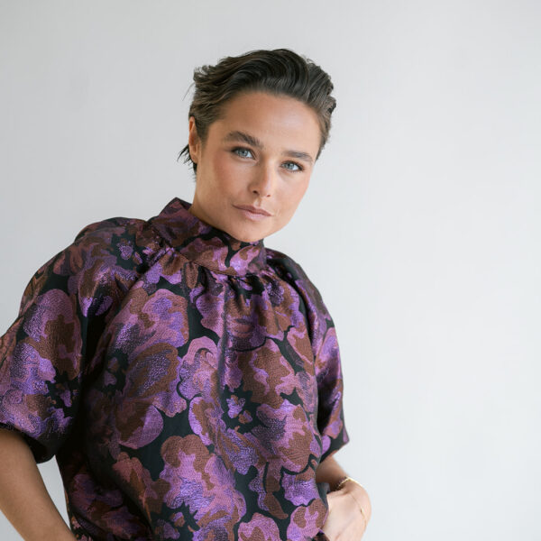 Mabel Blouse Party Fuchsia