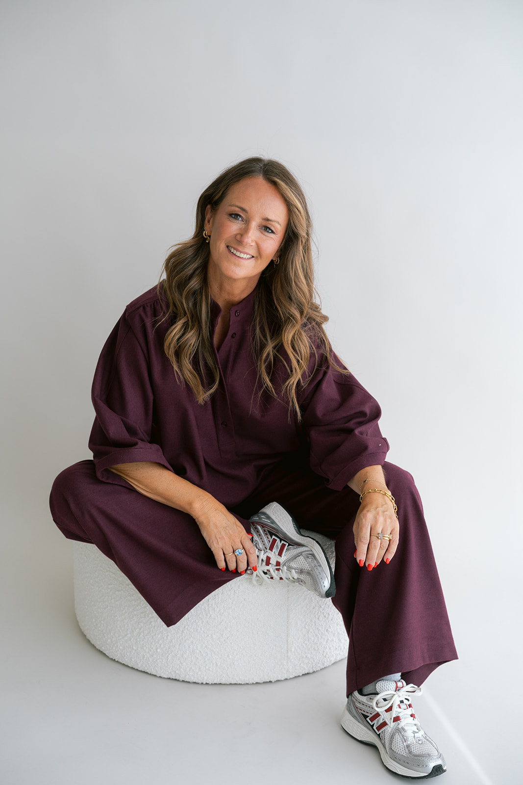 Maya Blouse Solid Bordeaux - Afbeelding 7