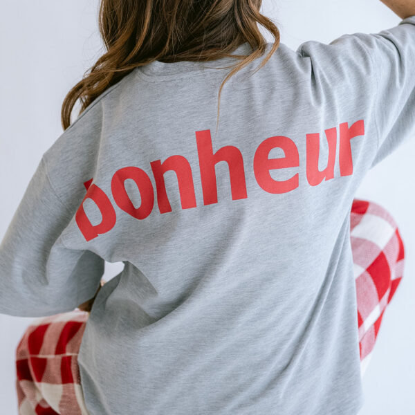 Viktor Tee Grey Bonheur Red