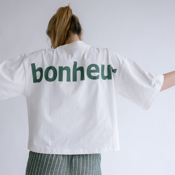 Viktor Tee White Bonheur Verde